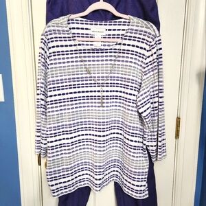 Alfed dunner set..XL top sz 16 pants excellent condition